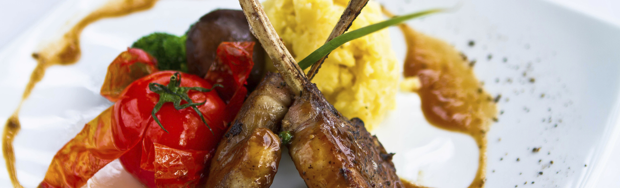 schmackhafte Hauptspeise