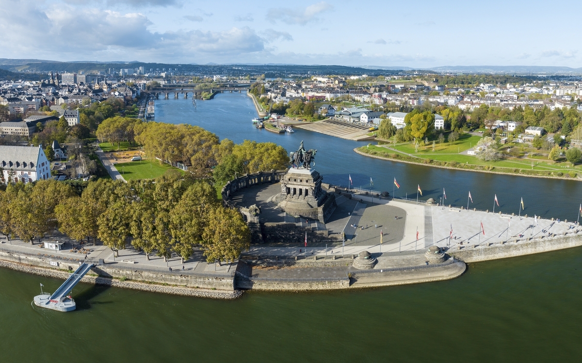 Koblenz, Deutsches Eck