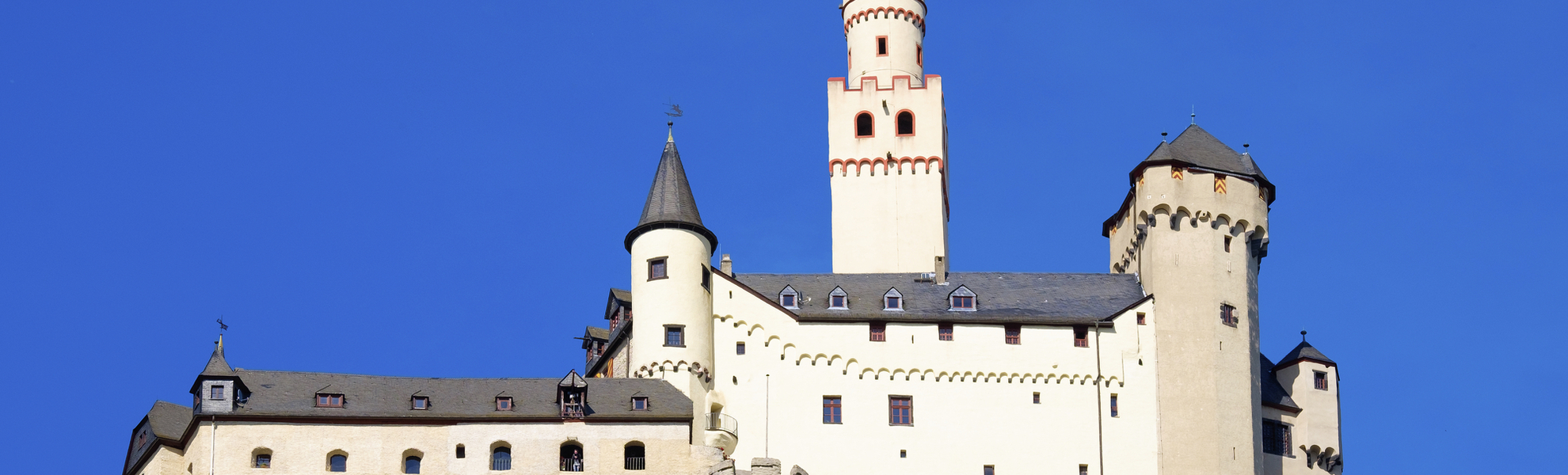 Marksburg in Braubach, Deutschland