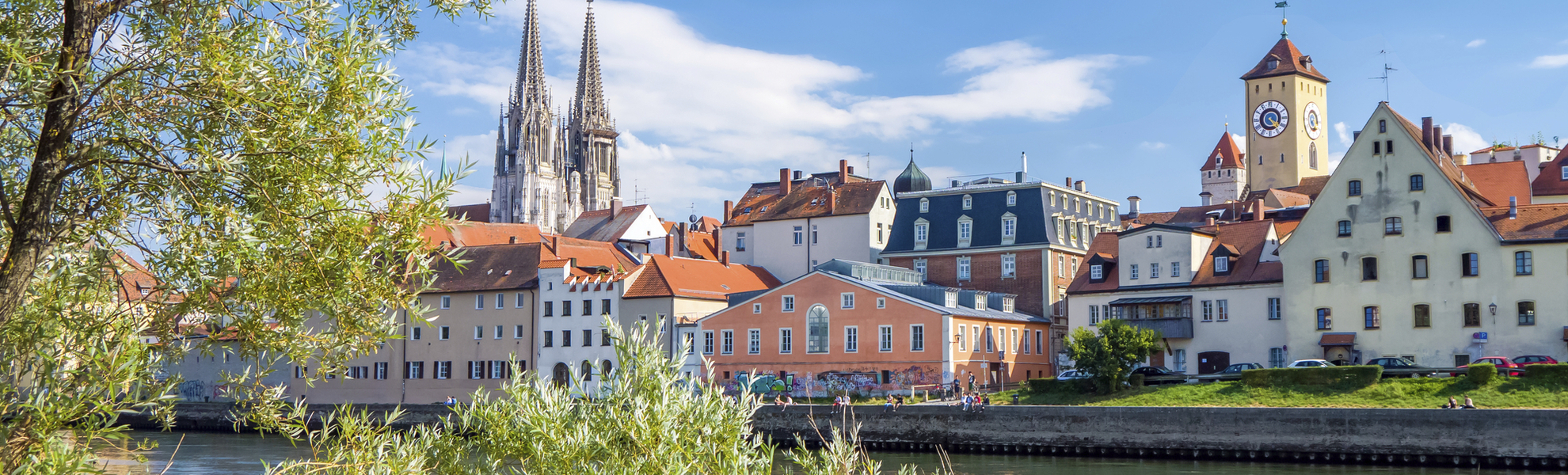 Panorama von Regensburg, Deutschland