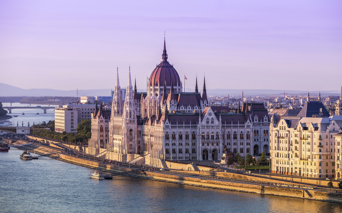 Das Parlament in Budapest, Ungarn