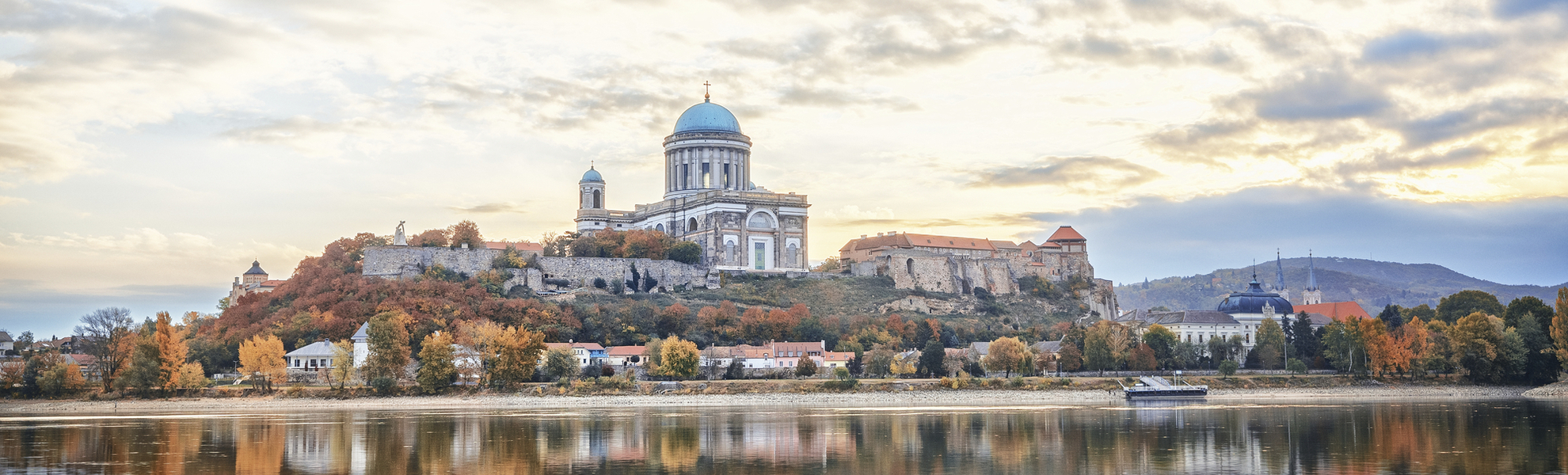 Panorama von Esztergom, Ungarn