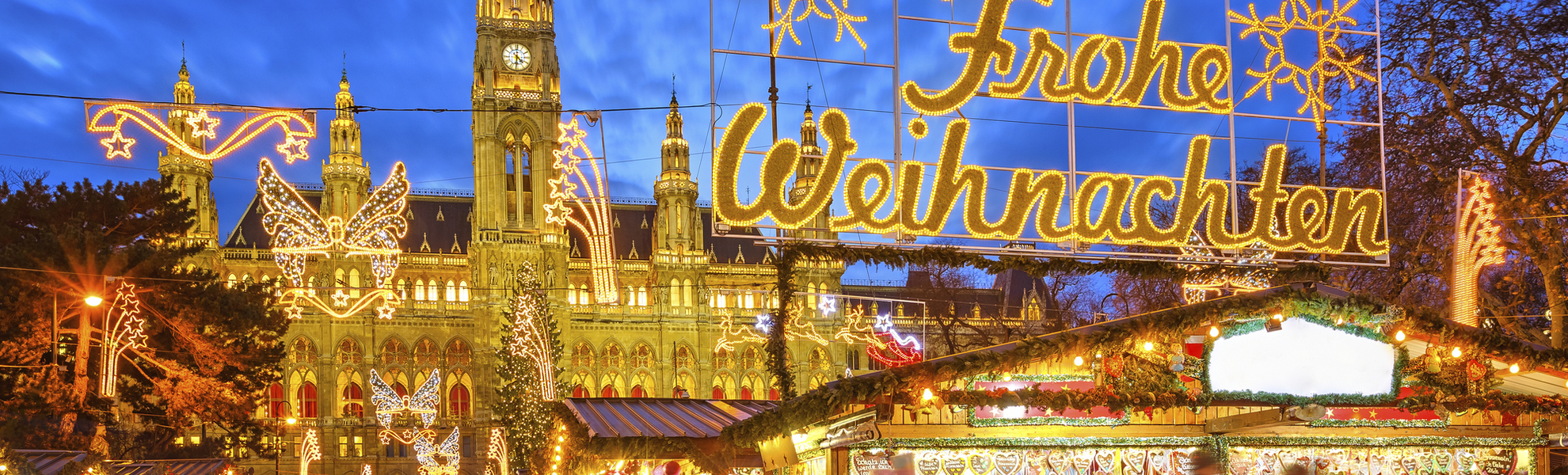 Weihnachtsmarkt in Wien, Österreich