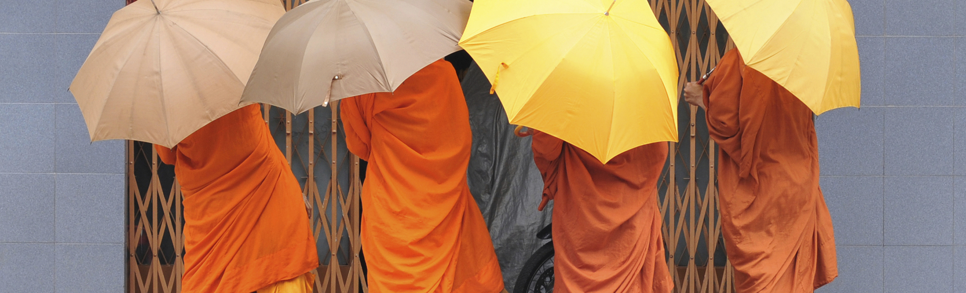 Mönche in Phnom Penh, Kambodscha