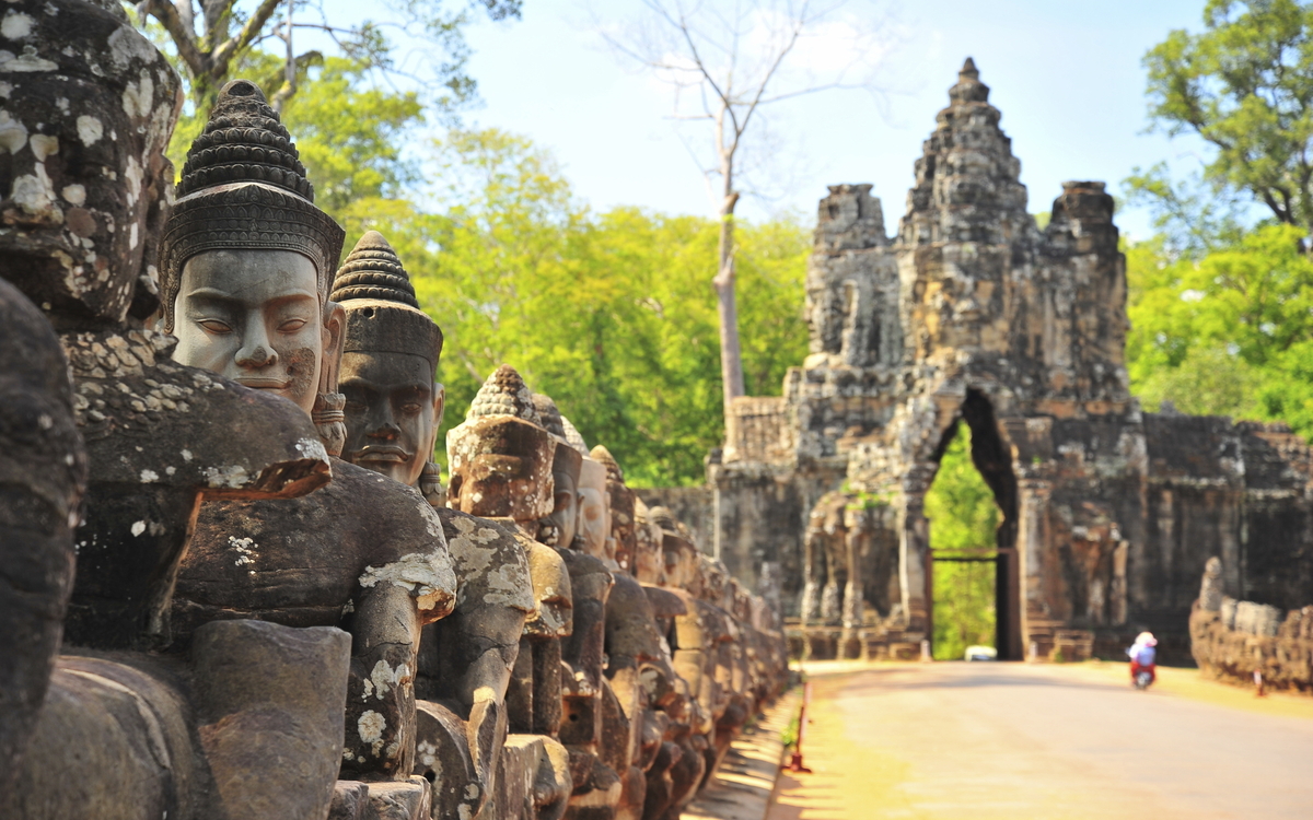 Steintor von Angkor Thom, Kambodscha