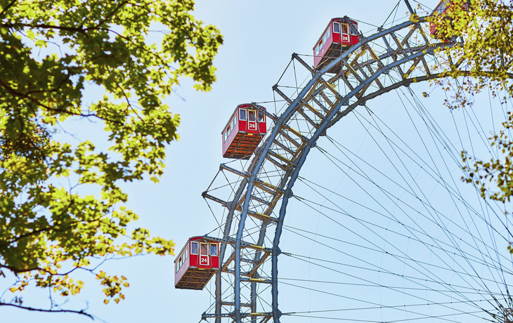 Riesenrad im Prater in Wien, Österreich