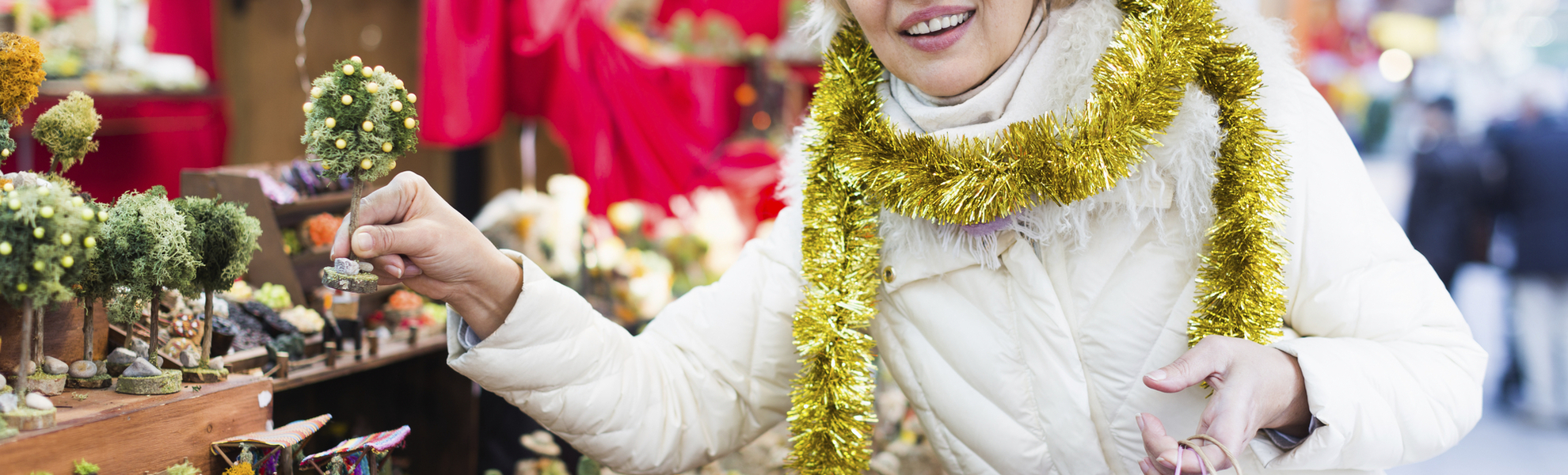Der Weihnachtsmarkt in Budapest, Ungarn