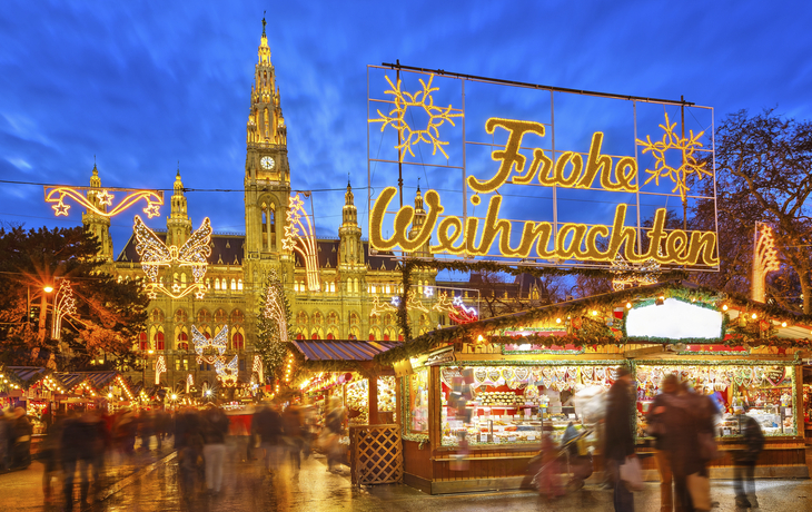 Weihnachtsmarkt in Wien, Österreich