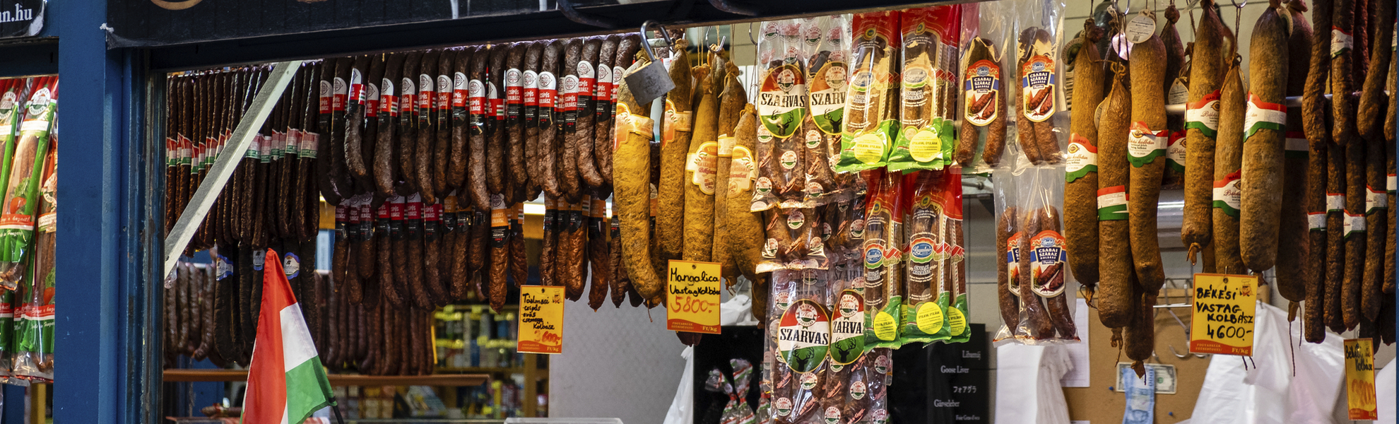 Verkaufstand in Budapest, Ungarn