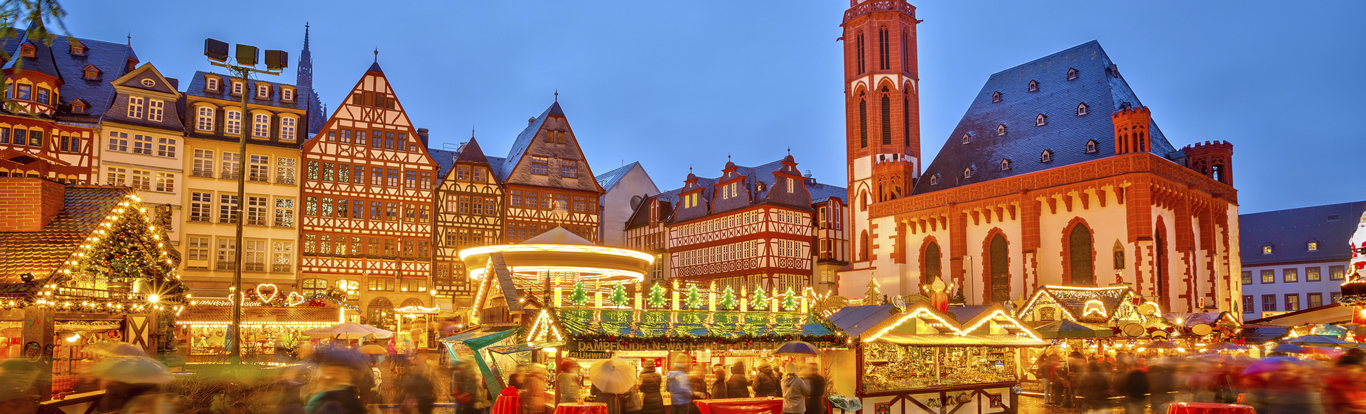 Weihnachtsmarkt in Frankfurt am Main, Deutschland
