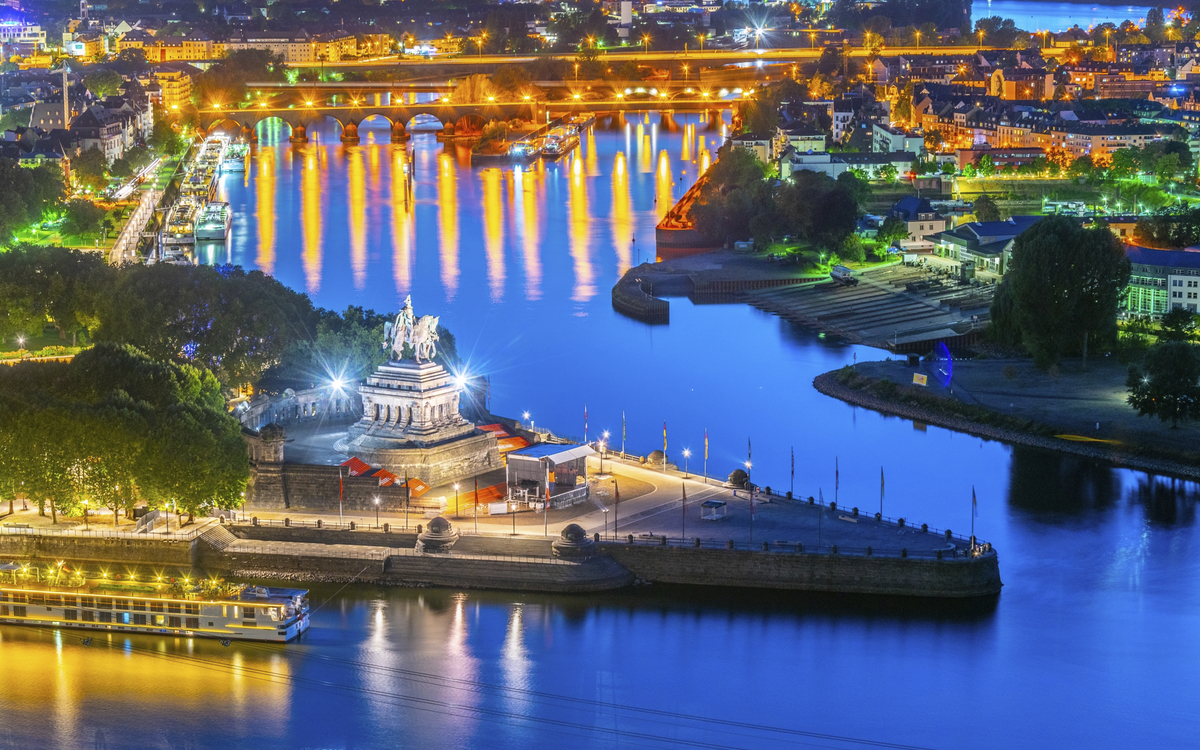 Deutsches Eck in Koblenz