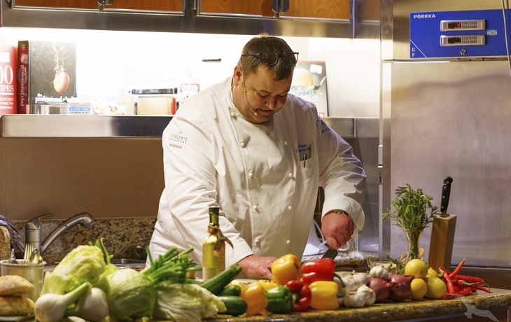 Fritz Pichler im Kochstudio