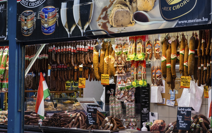 Verkaufstand in Budapest, Ungarn