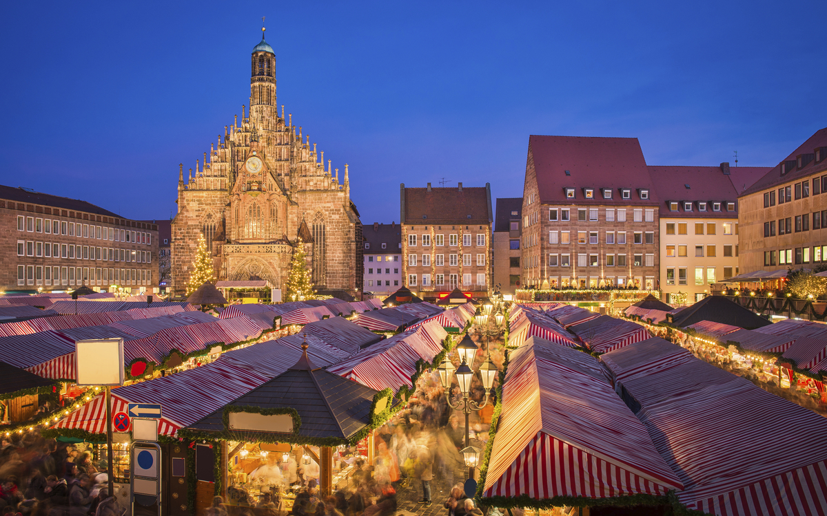 Weihnachtsmarkt in Nuernberg, Deutschland