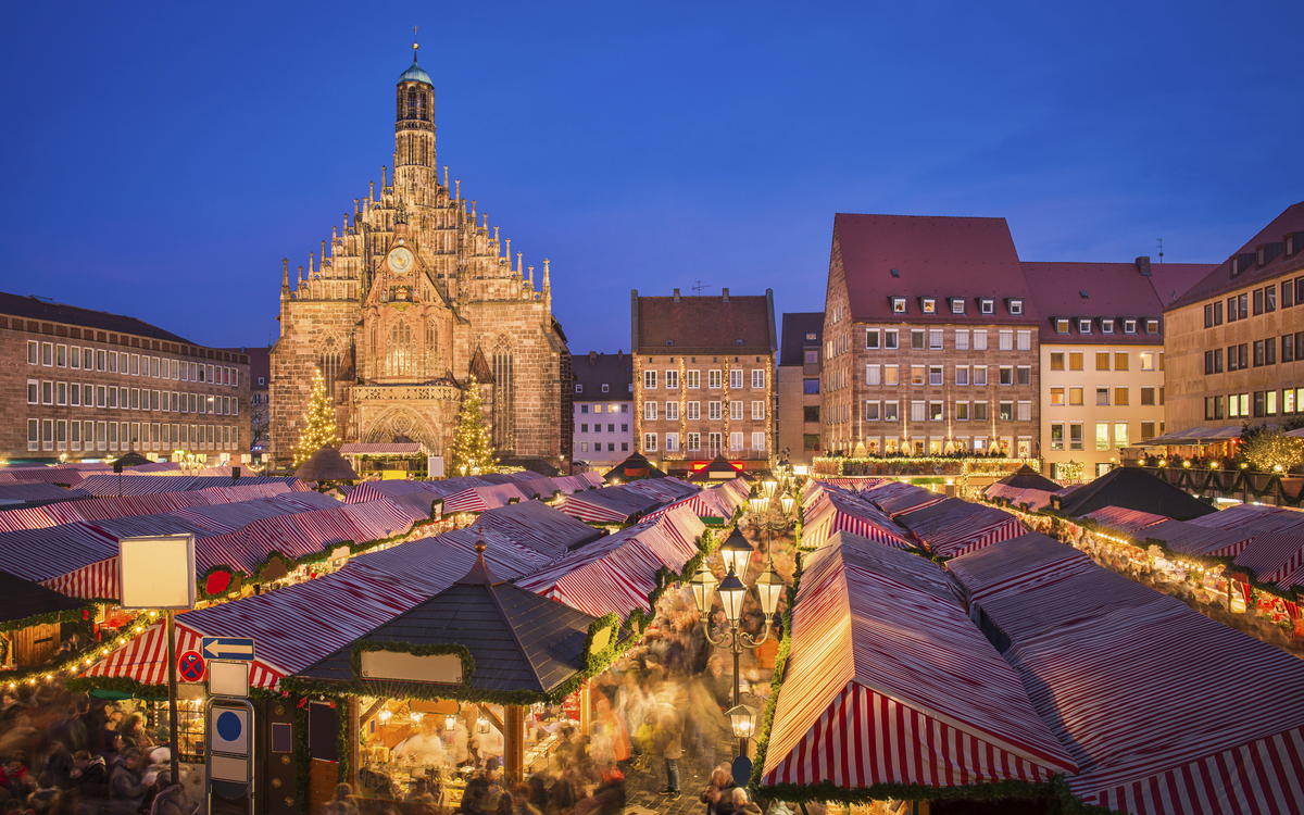 Weihnachtsmarkt in Nuernberg, Deutschland