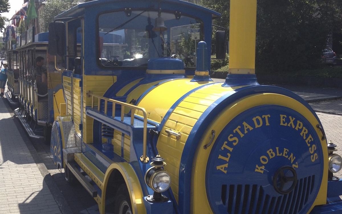 Mit der Bimmelbahn durch Koblenz