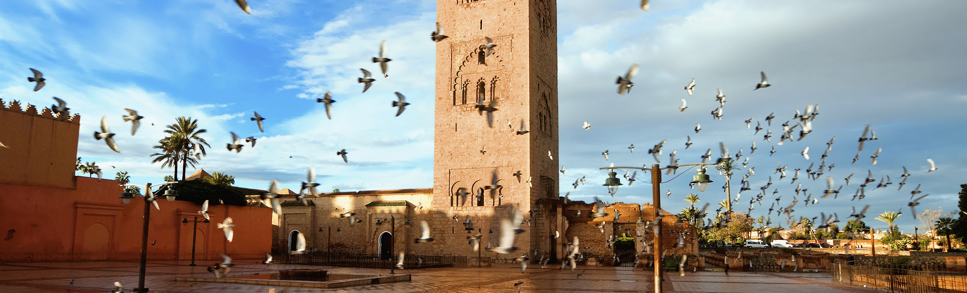 Koutoubia Moschee in Marrakesch, Marokko