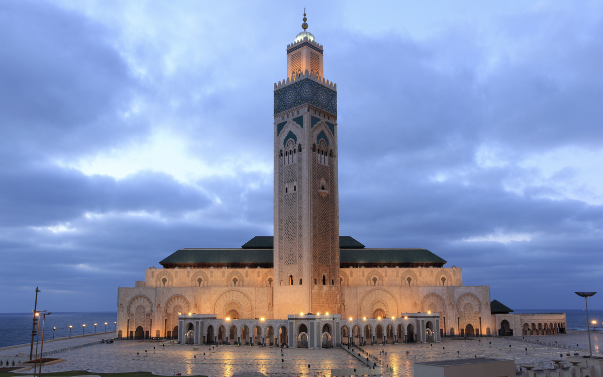 Hassan ll. Moschee in Casablanca, Marokko