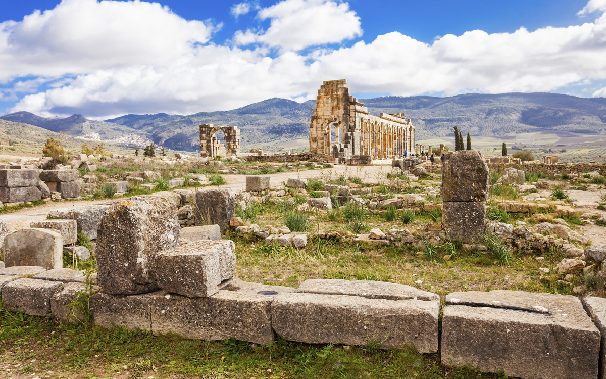 Archäologische Stätte Volubilis, Marokko
