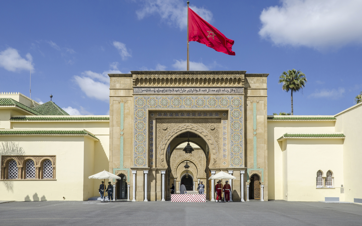 Königspalast in Rabat, Marokko