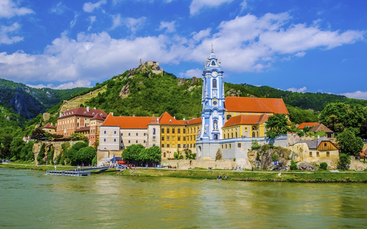 Burg in Duernstein, Oesterreich