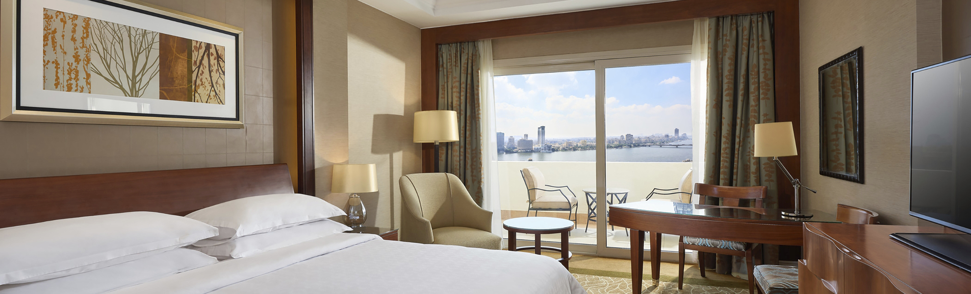 Beispiel Premiumzimmer seitlicher Nilblick