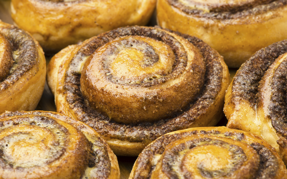 traditionelle Zimtschnecke aus Skandinavien