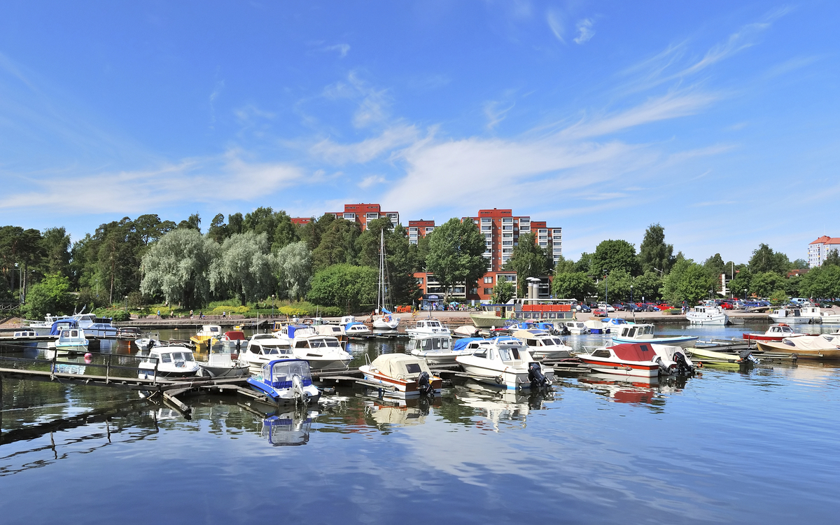 Hafen von Kotka, Finnland