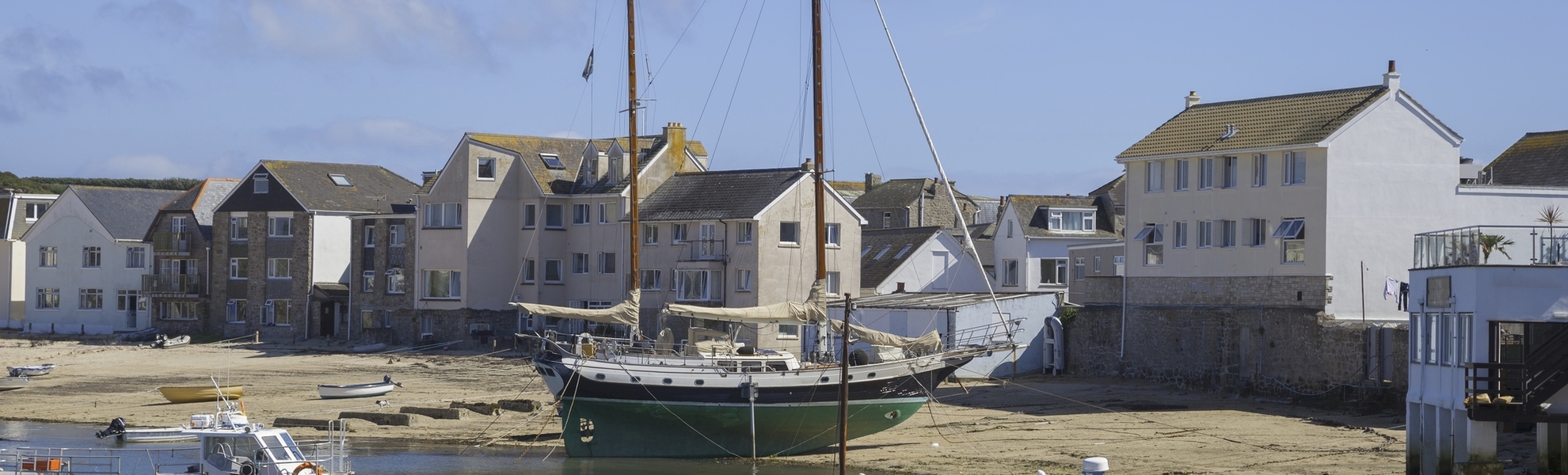 St. Marys Hafen auf den Scilly Inseln, England