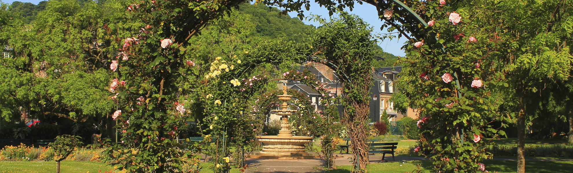 Honfleur Garten, Frankreich