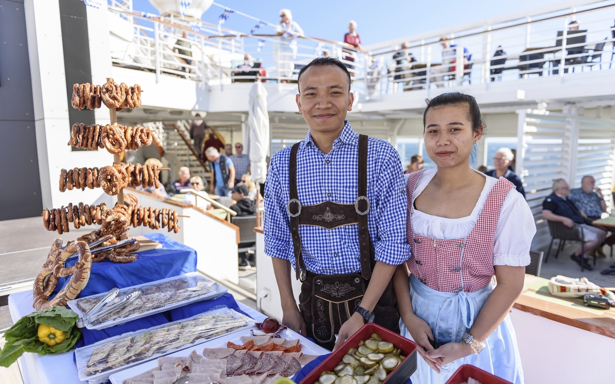 Frühschoppen aufr MS Amera