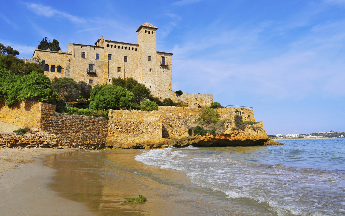 Burg Tamarit in Tarragona, Spanien