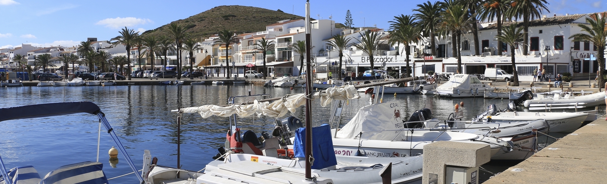 Hafen von Mahon auf Menorca, Spanien