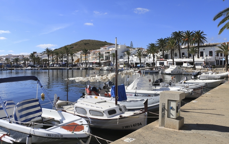 Hafen von Mahon auf Menorca, Spanien