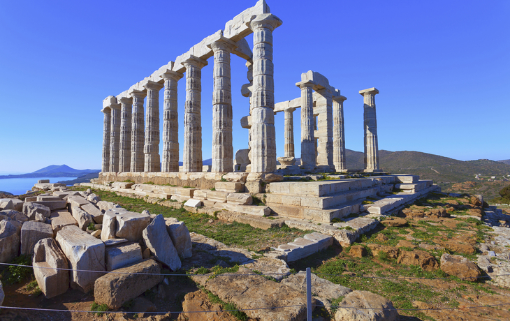 Poseidon-Tempel am Kap Sounion, Griechenland
