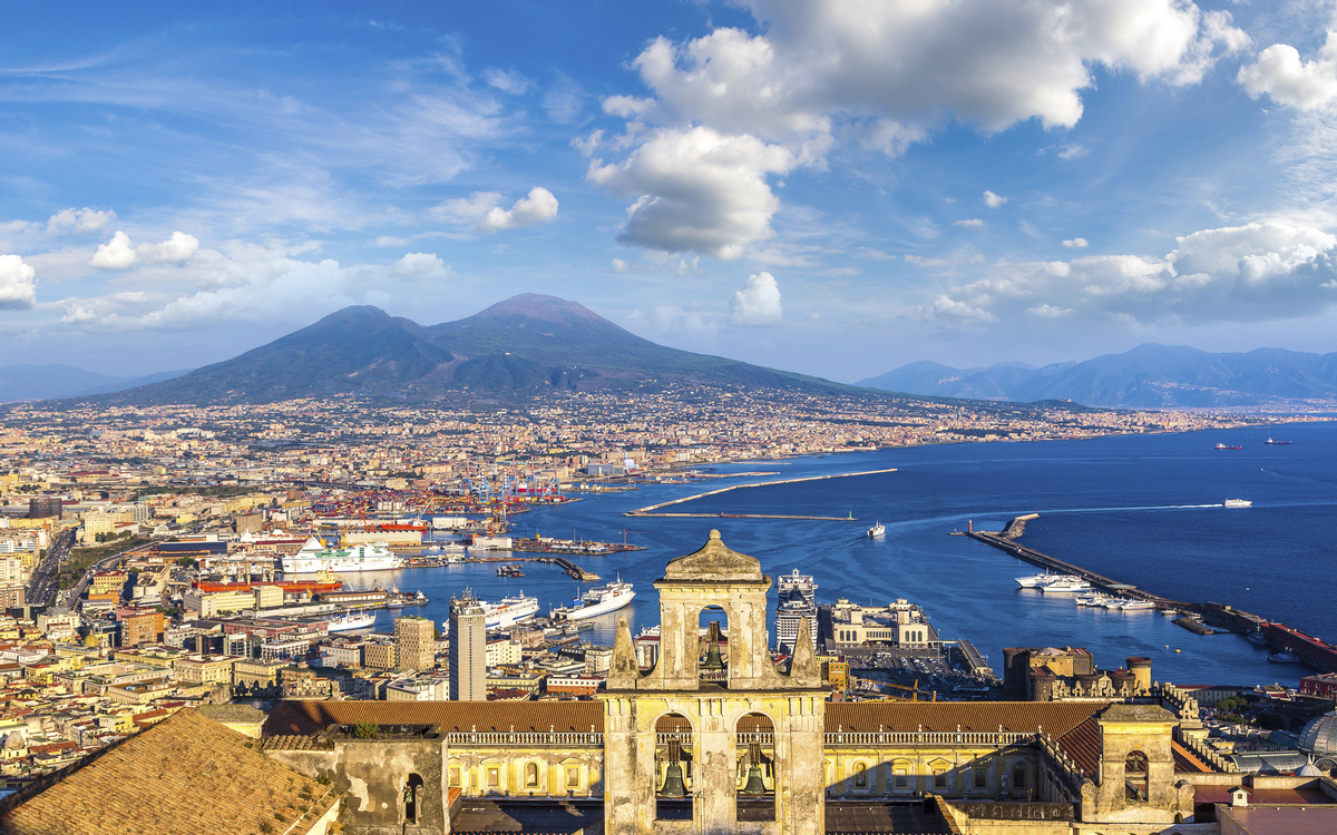 Vesuvius Berg in Neapel, Italien