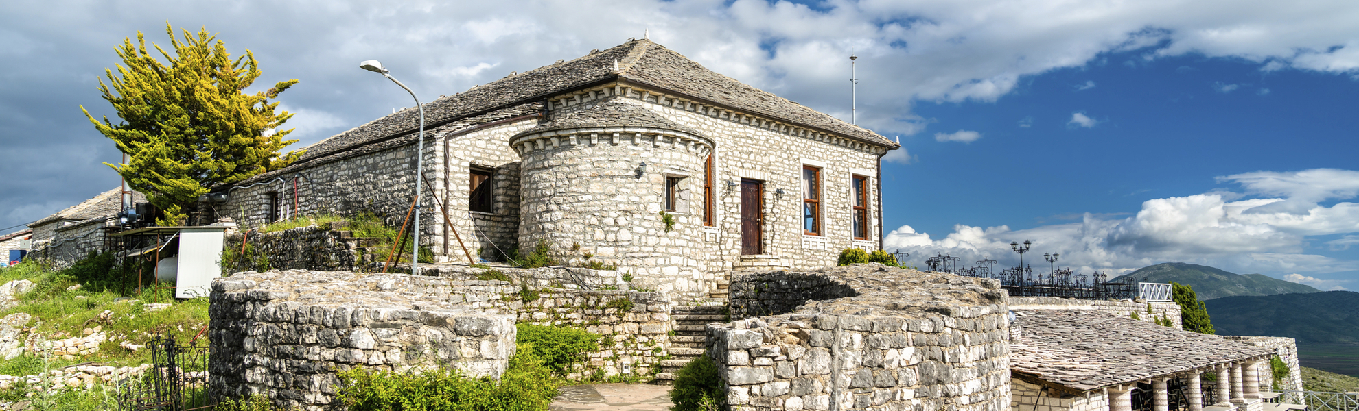 Lekuresi Burg in Saranda, Albanien