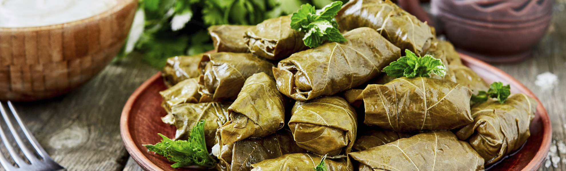 Gefüllte Weinblätter