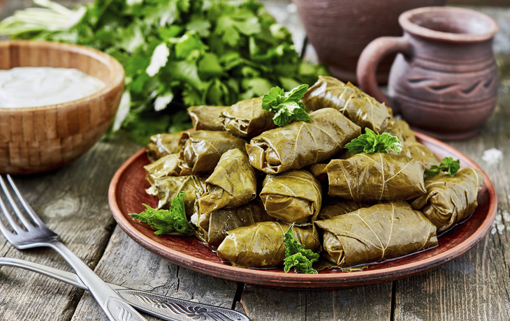 Gefüllte Weinblätter