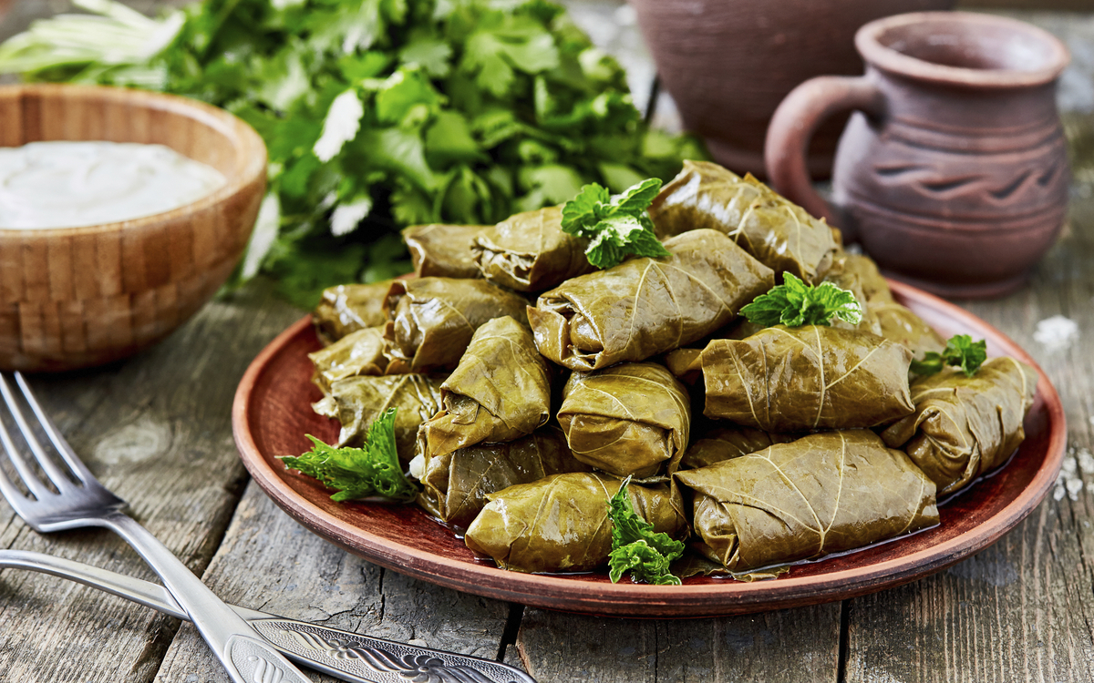 Gefüllte Weinblätter