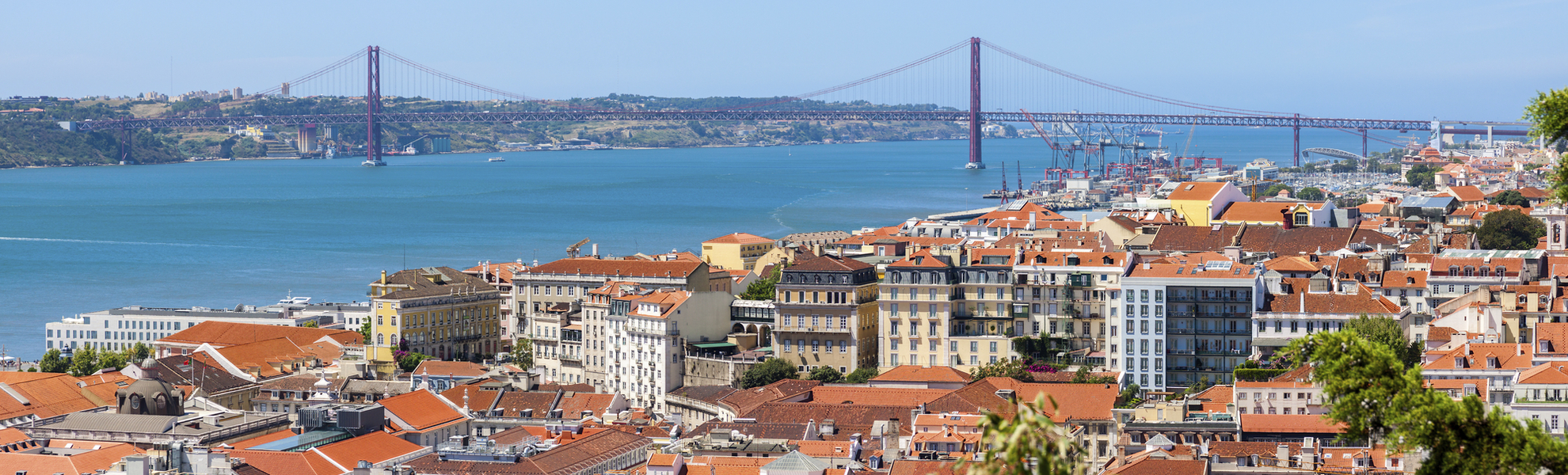 Blick auf die Altstadt Lissabon, Portugal