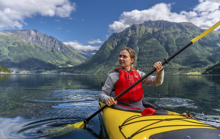 Kajakfahren im Nordfjord