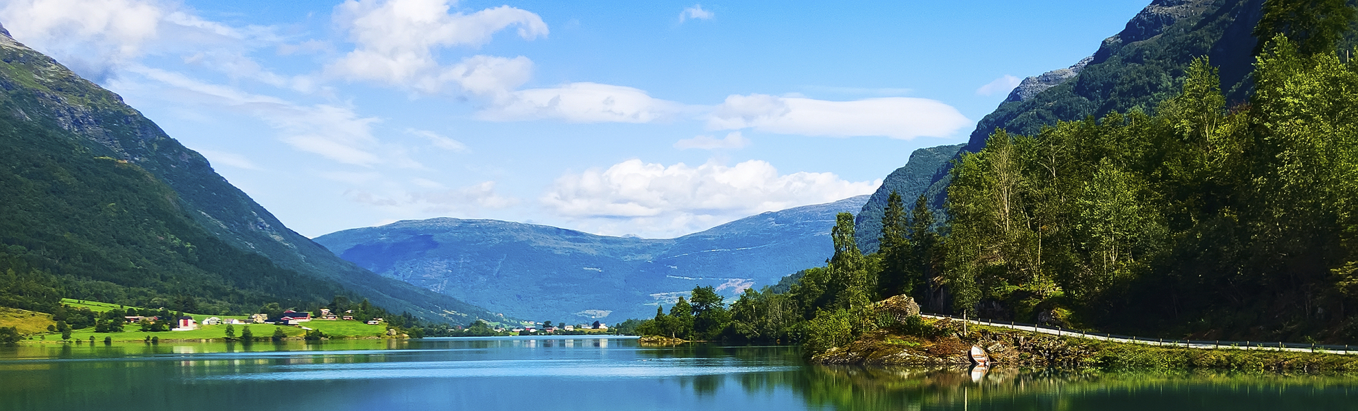 Landschaft von Nordfjord, Norwegen