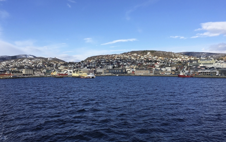 Küste von Harstad, Norwegen