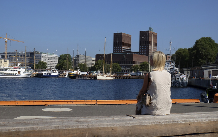 Rathaus von Oslo, Norwegen