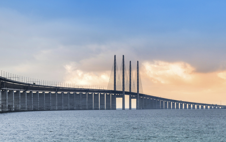 Oresund Brücke in Malmö, Schweden