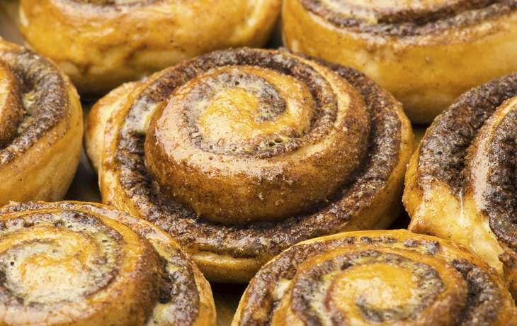 traditionelle Zimtschnecke aus Skandinavien