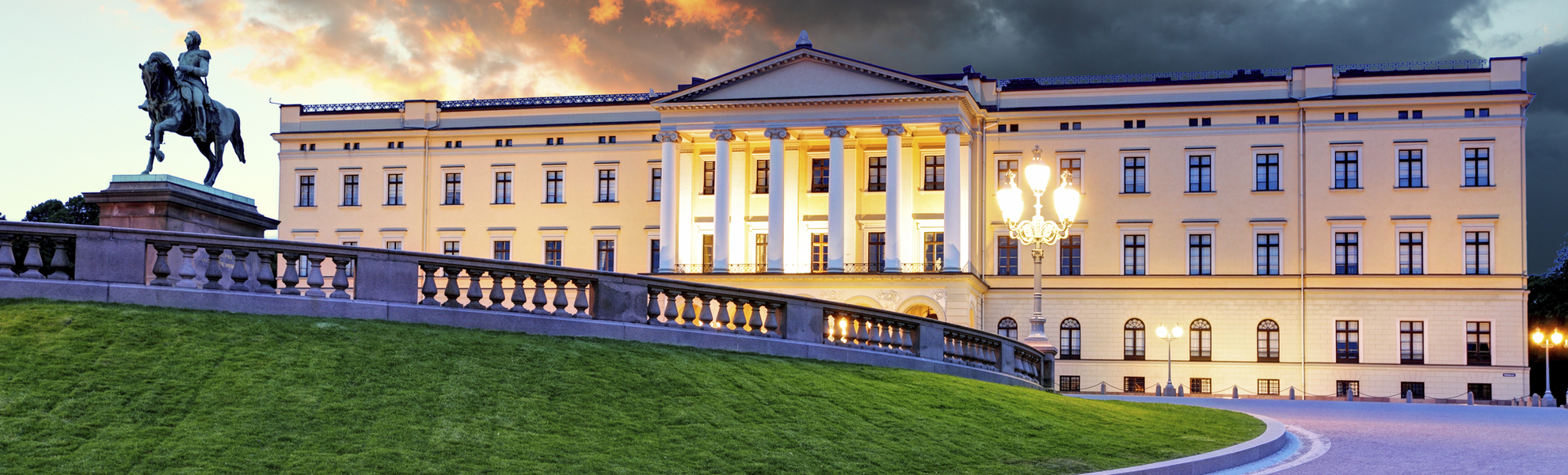 Palast von Oslo, Norwegen