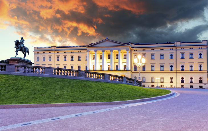 Palast von Oslo, Norwegen