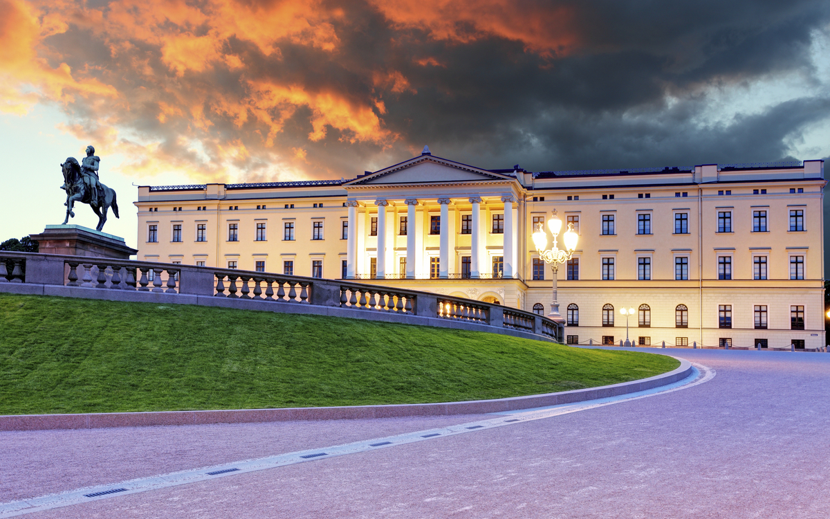 Palast von Oslo, Norwegen